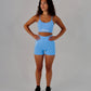 Adjustable Sports Bra & Shorts Set