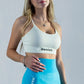 V Neck Sports Bra With Adjustable Straps
