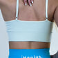 V Neck Sports Bra With Adjustable Straps